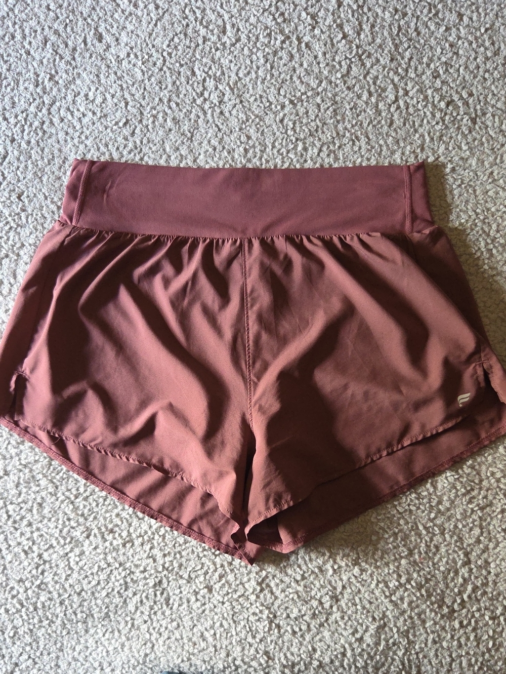 Fabletics Sunchaser 3" Layered Athletic Shorts in Moonlight Mauve